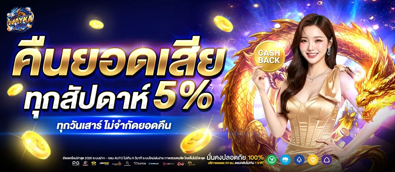 WAYKA88 สล็อตเว็บตรง คาสิโนสด ฝากถอนออโต้ 24 ชม.